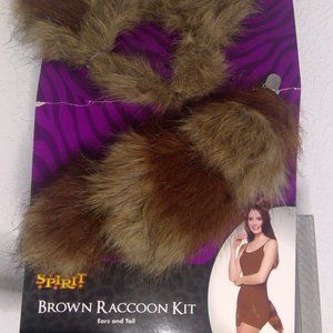 Racoon Ears and Tail Kit
